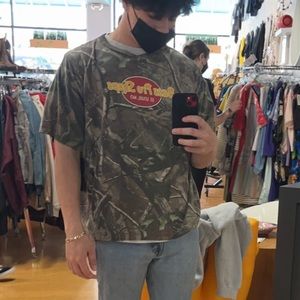 Camo bass bro t size large